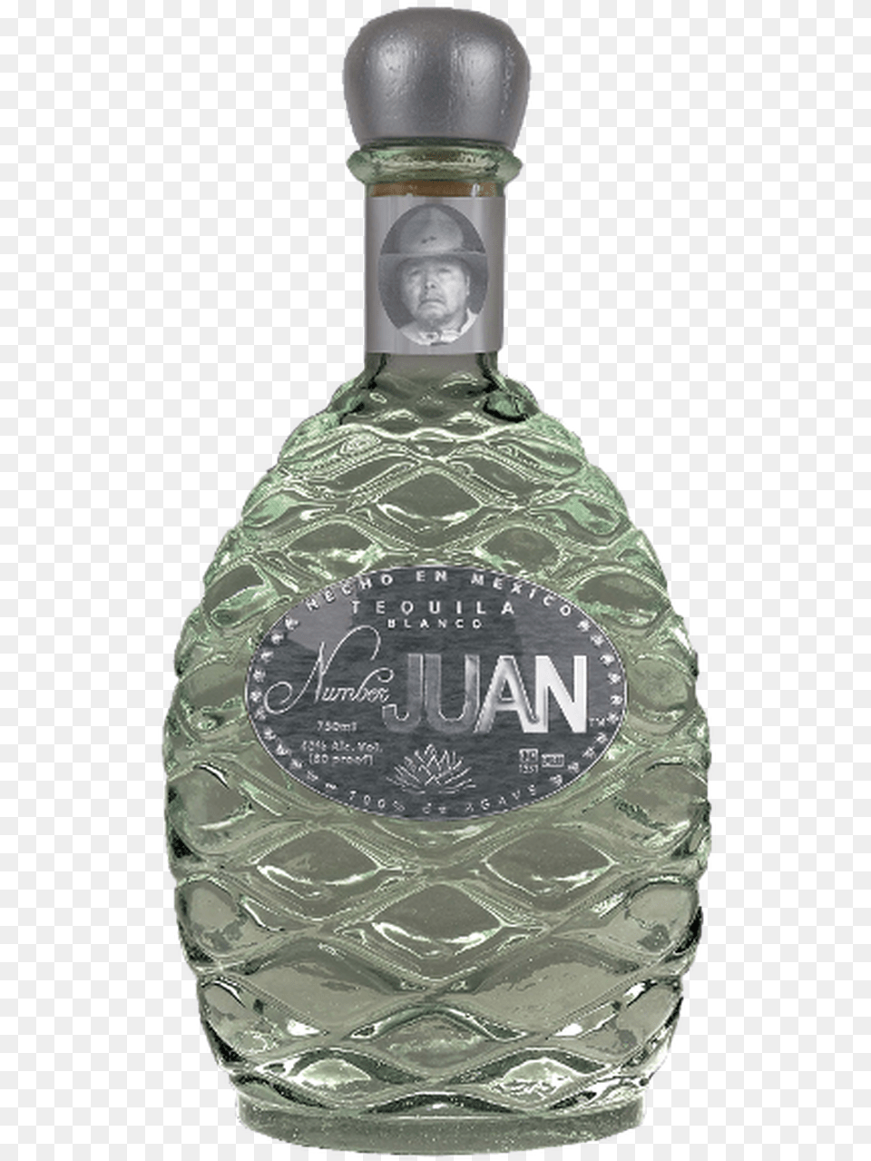 Number Juan Blanco Tequila Number Juan Tequila, Alcohol, Beverage, Liquor, Bottle Free Transparent Png