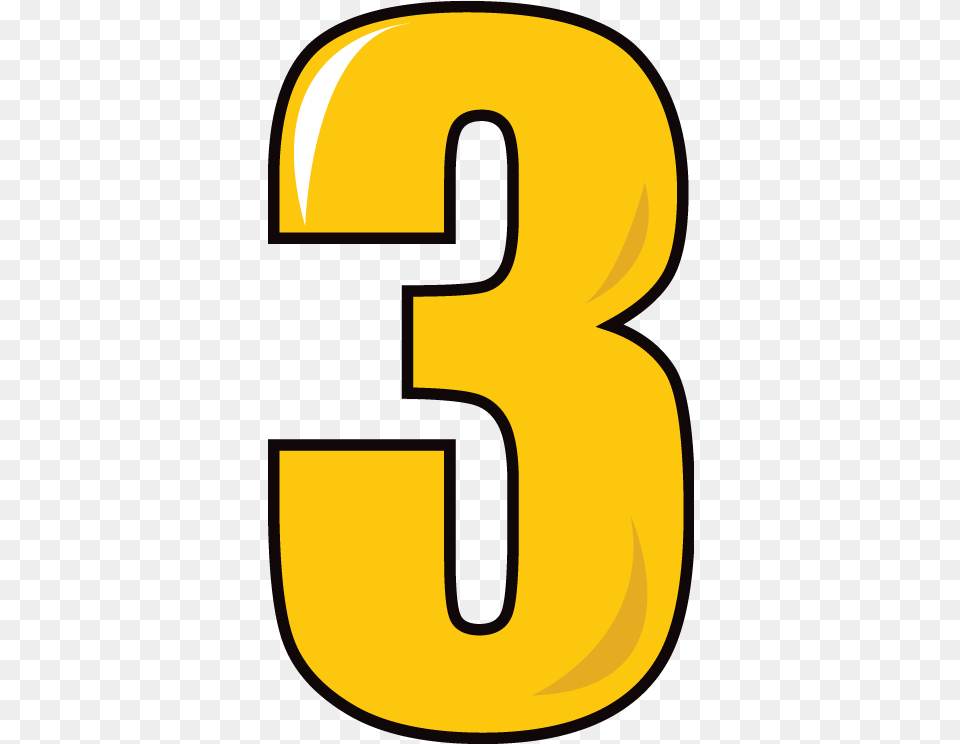 Number Numero 3 Tres Sticker By Monikedits Vertical, Symbol, Text Png Image