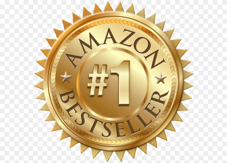 Number One Best Seller, Gold, Badge, Logo, Symbol Png Image