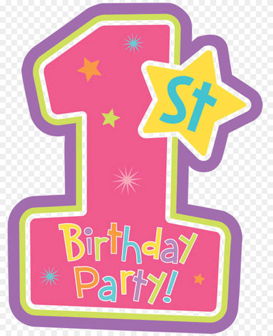 Number One Birthday 5 Image Happy 1st Birthday, First Aid, Symbol, Text Png