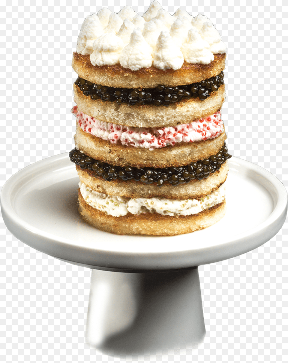 Number One Caviar Cake Stand, Burger, Cream, Dessert, Food Free Png Download