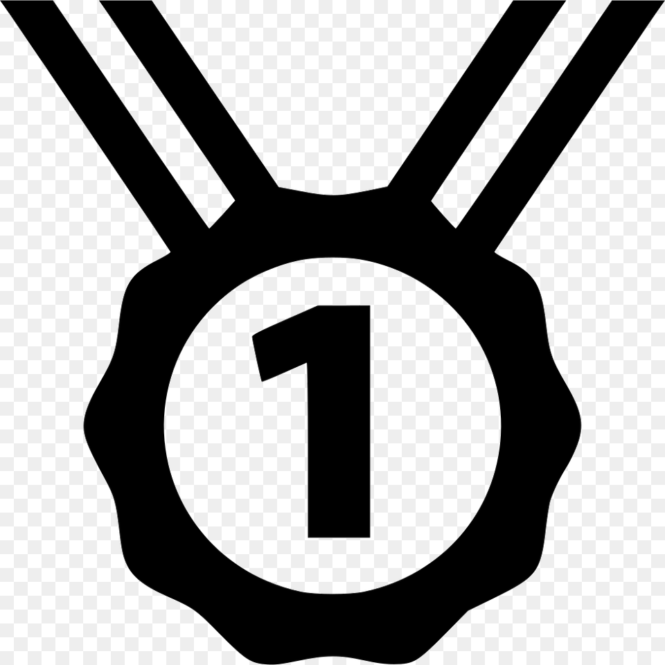 Number One Medal First Comments Medal Second Icon, Symbol Png Image
