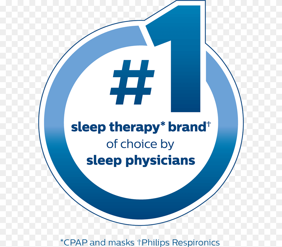 Number One Sleep Therapy Brand Of Choice By Sleep Physicians Circle, First Aid, Advertisement, Logo, Text Free Transparent Png