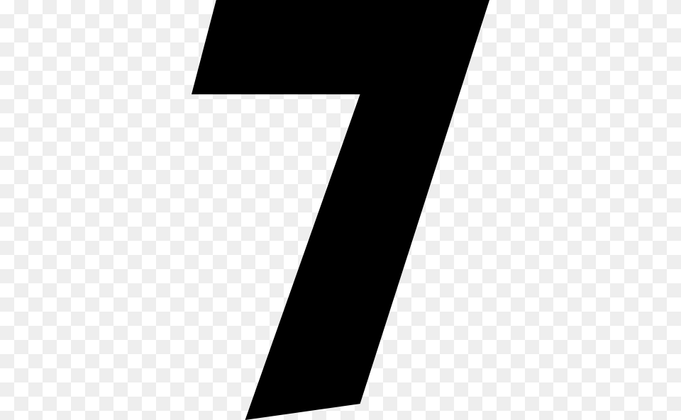 Number Seven Clip Art, Symbol, Text, Cross Png