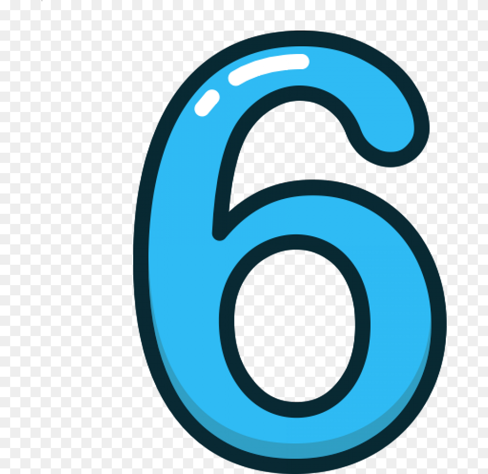 Number Six, Symbol, Text, Disk Png Image