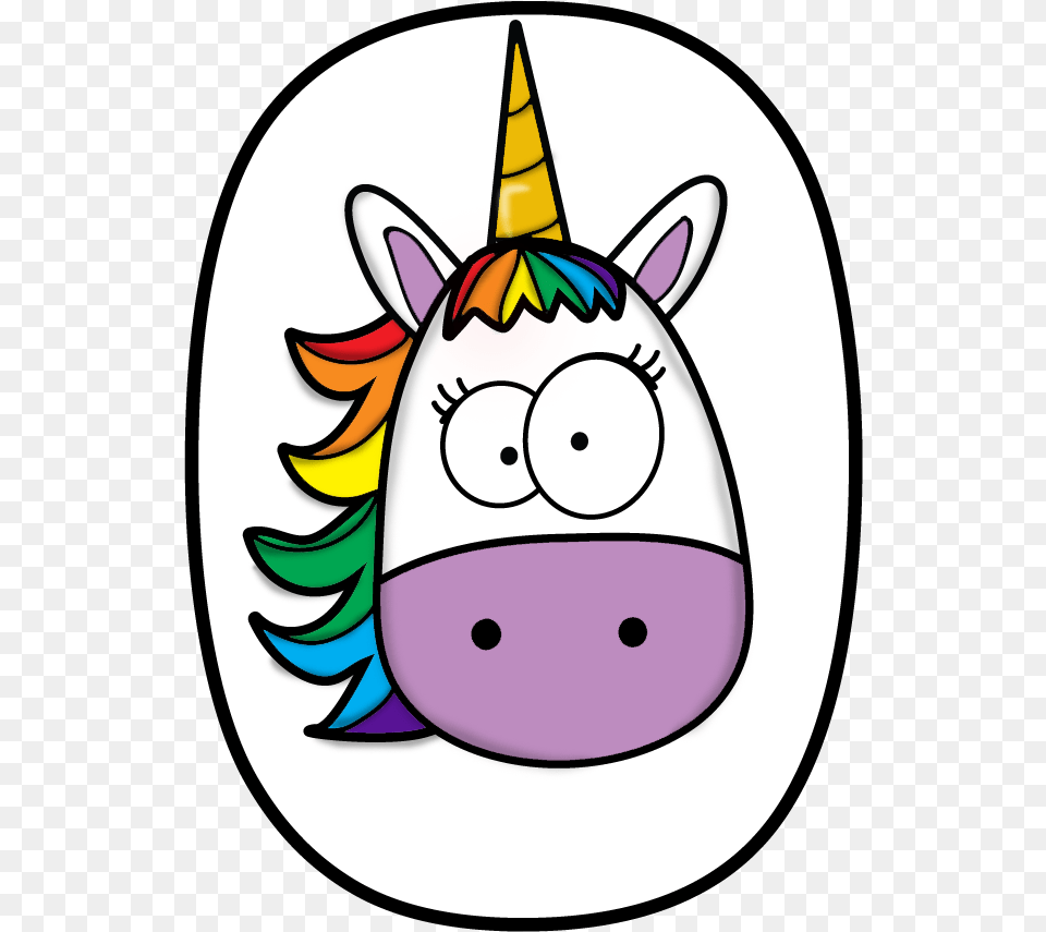 Number Unicorn Numbers And Rainbow Unicorn, Clothing, Hat Free Png Download
