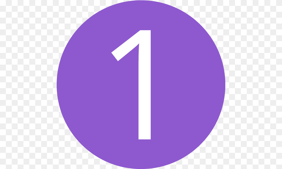 Number Youtube Avatar Template Circle, Symbol, Purple, Text, Sign Free Png