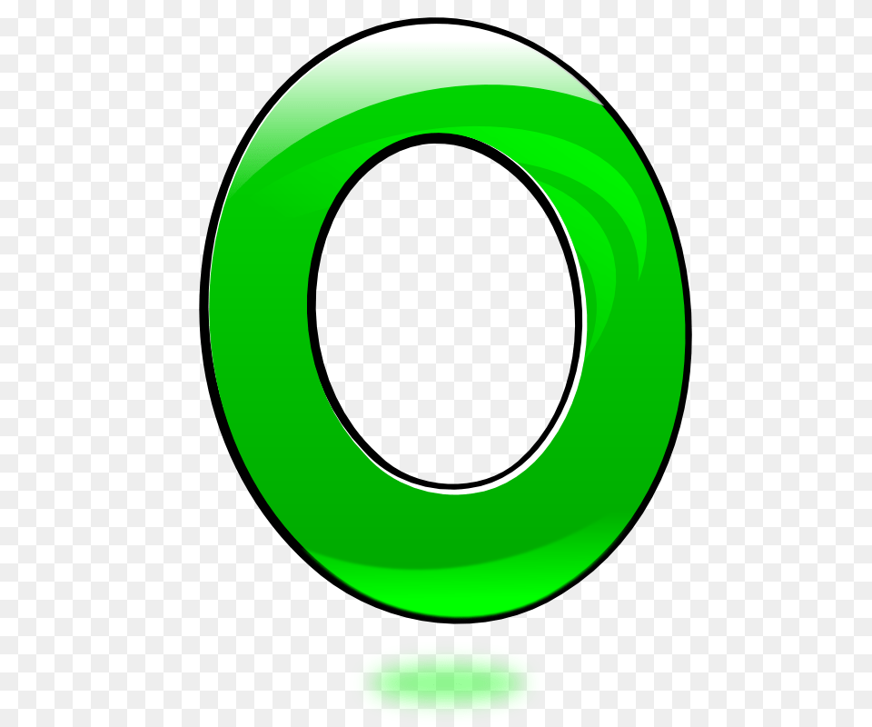 Number Zero Clip Art, Green, Symbol, Text, Disk Free Png