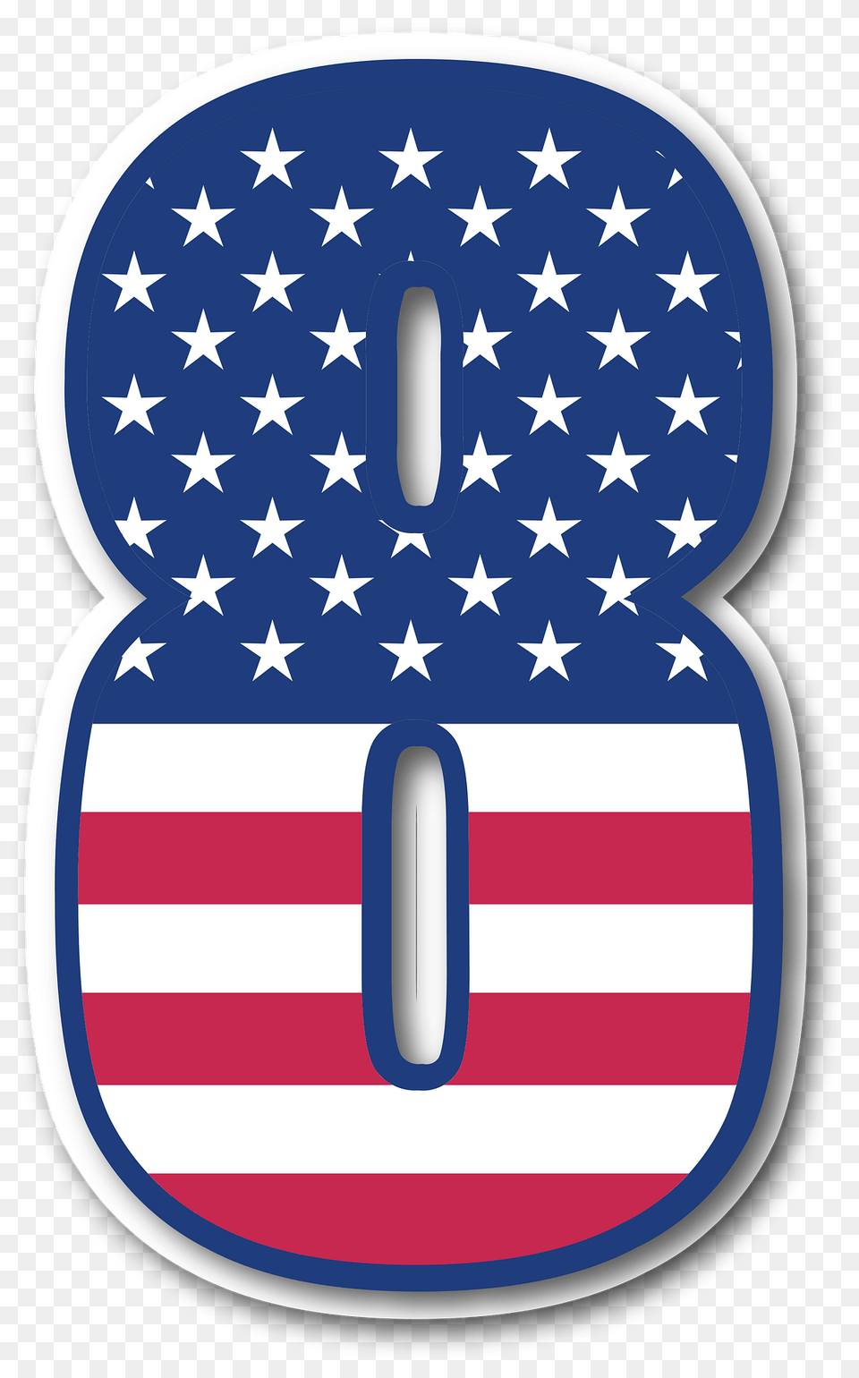 Numbers Clipart, American Flag, Flag Png Image