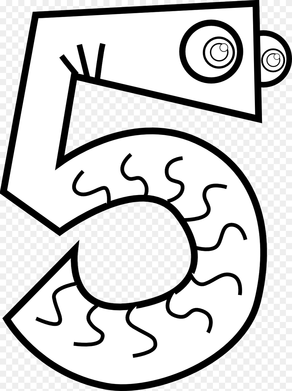 Numbers Clipart Black And White, Symbol, Number, Text Png