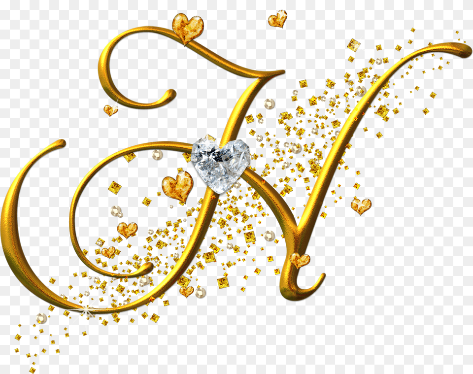 Numbers Clipart Calligraphy Transparent Background Letter H Gold, Accessories, Art, Graphics, Floral Design Free Png Download