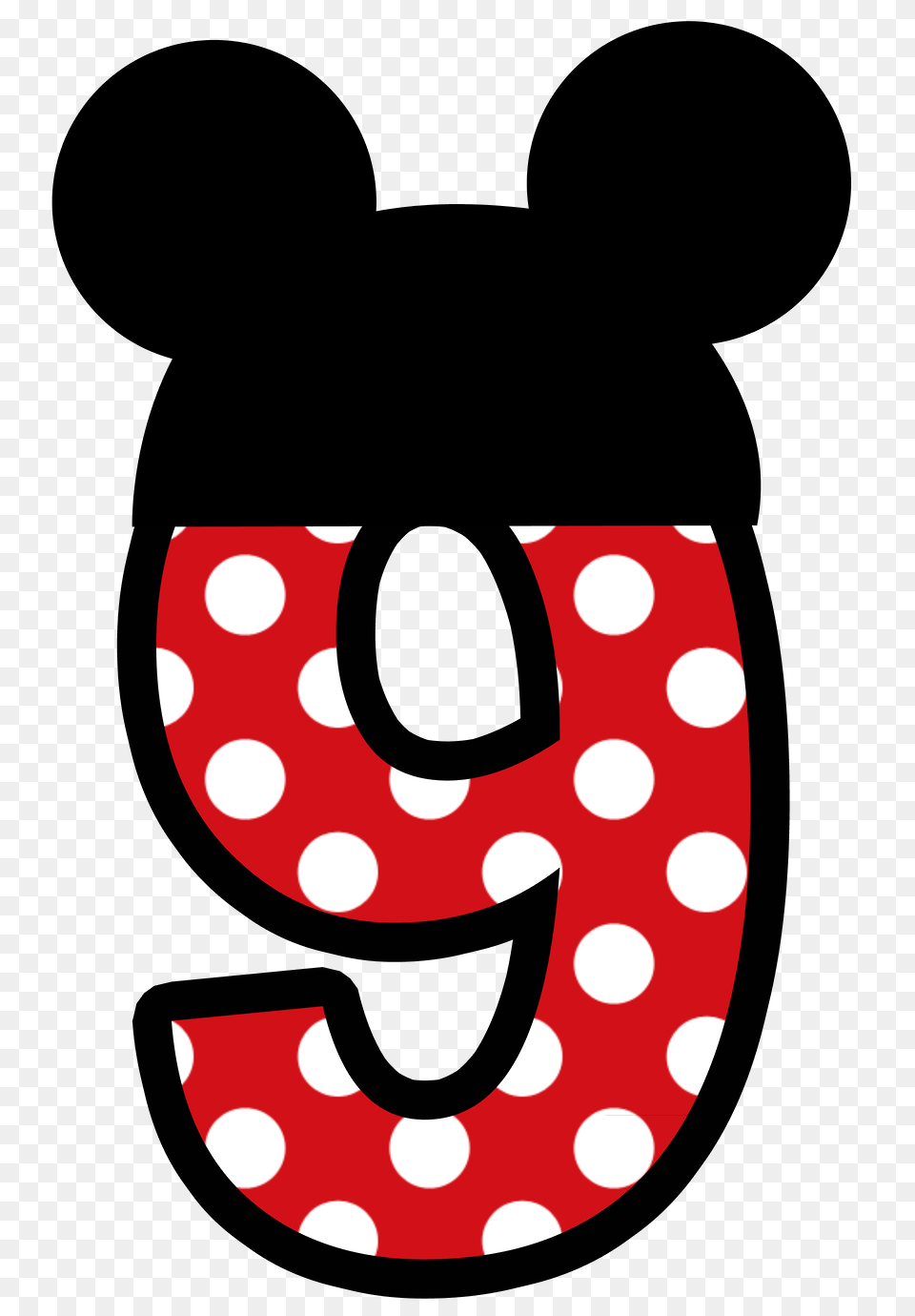 Numbers Clipart Mickey Mouse, Pattern, Text Free Transparent Png
