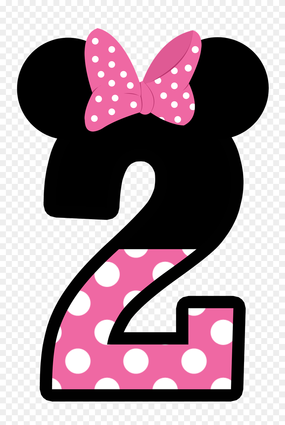 Numbers Clipart Minnie Mouse, Pattern, Text, Symbol, Number Free Png