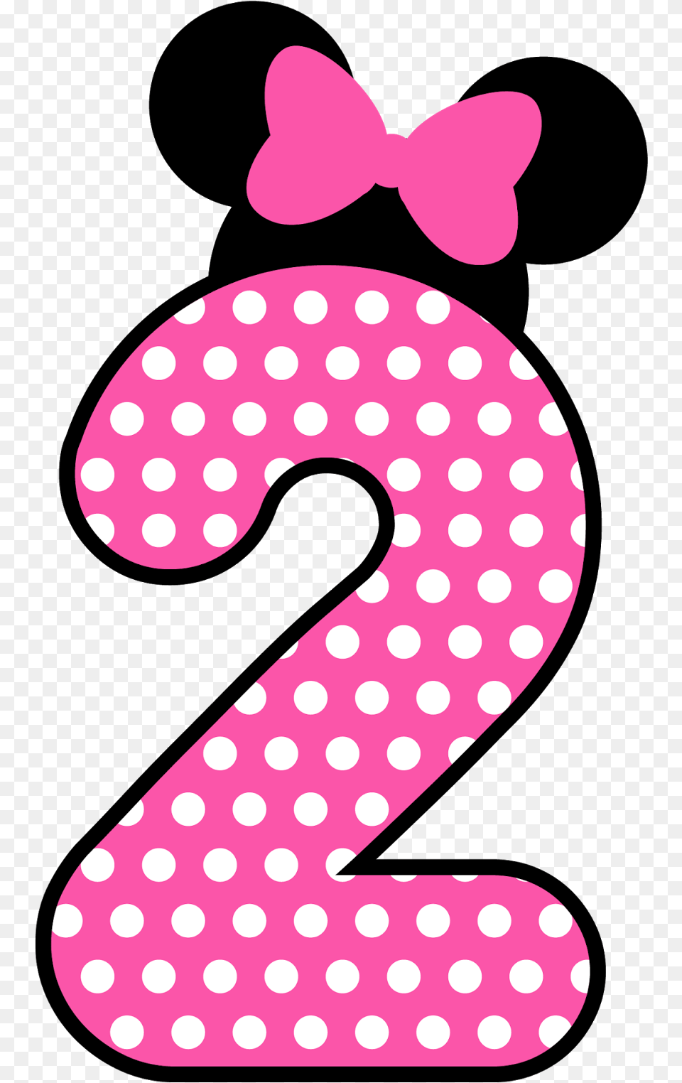 Numbers Clipart Minnie Mouse Minnie Mouse, Number, Pattern, Symbol, Text Png