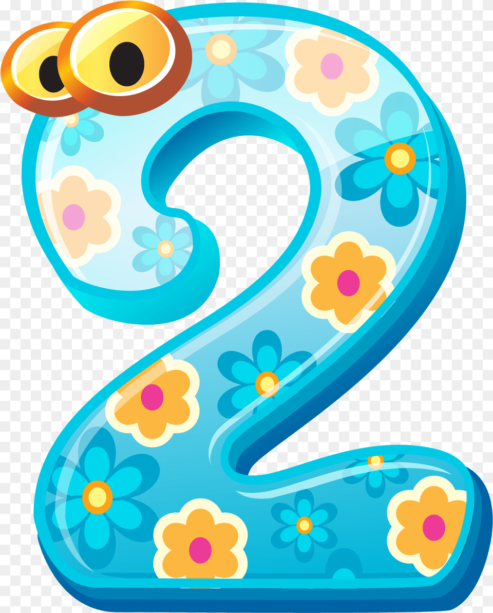 Numbers Cute Number Two Clipart Gallery High Cute Number 2 Clipart, Symbol, Text, Tape Png Image