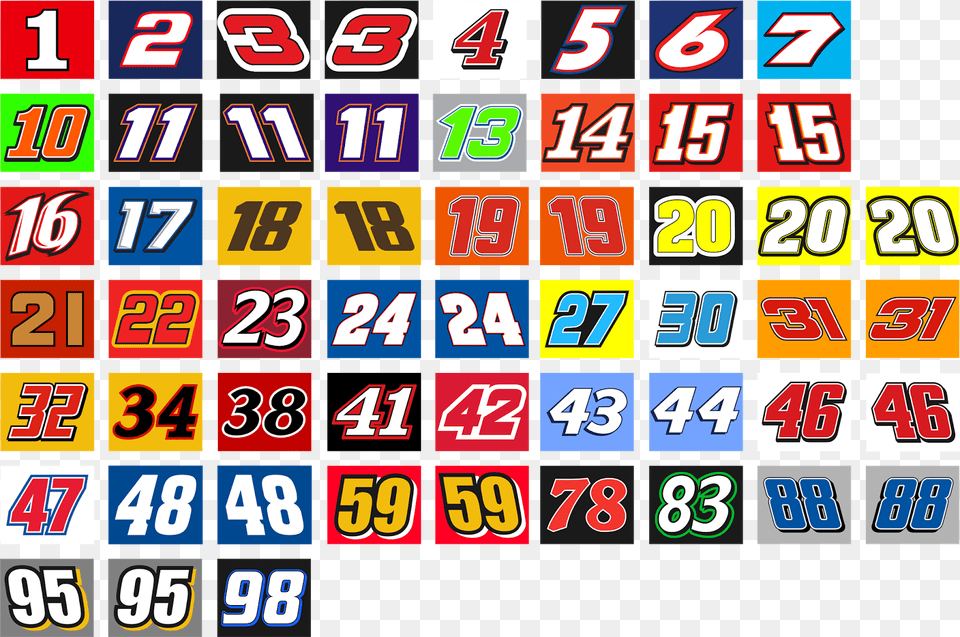 Numbers Matt Kenseth, Scoreboard, Text, Number, Symbol Free Png Download