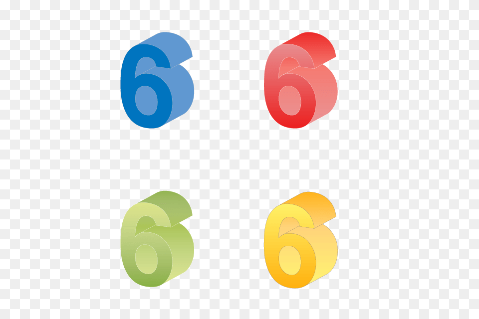 Numbers Number D Letters Yellow Green Blue Red, Symbol, Text Png Image