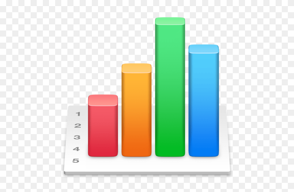 Numbers On The Mac App Store, Cylinder, Bar Chart, Chart, Dynamite Png Image
