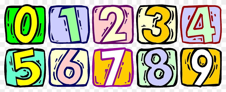 Numbers Pic Vector Clipart, Number, Symbol, Text Free Transparent Png