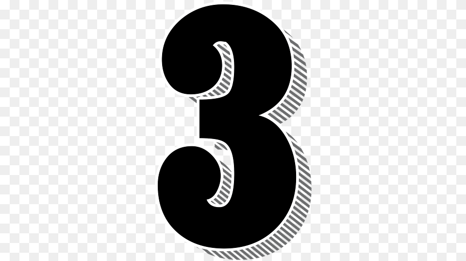 Numbers Three 3 Drop 2, Number, Symbol, Text, Smoke Pipe Png