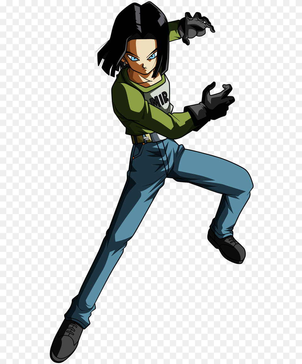 Numero 17 By Urielalv Numero 17 Dragon Ball Super, Person, People, Adult, Man Free Png Download