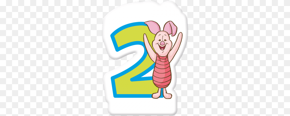 Numero 2 Con Winnie Pooh, Face, Head, Person, Baby Free Transparent Png