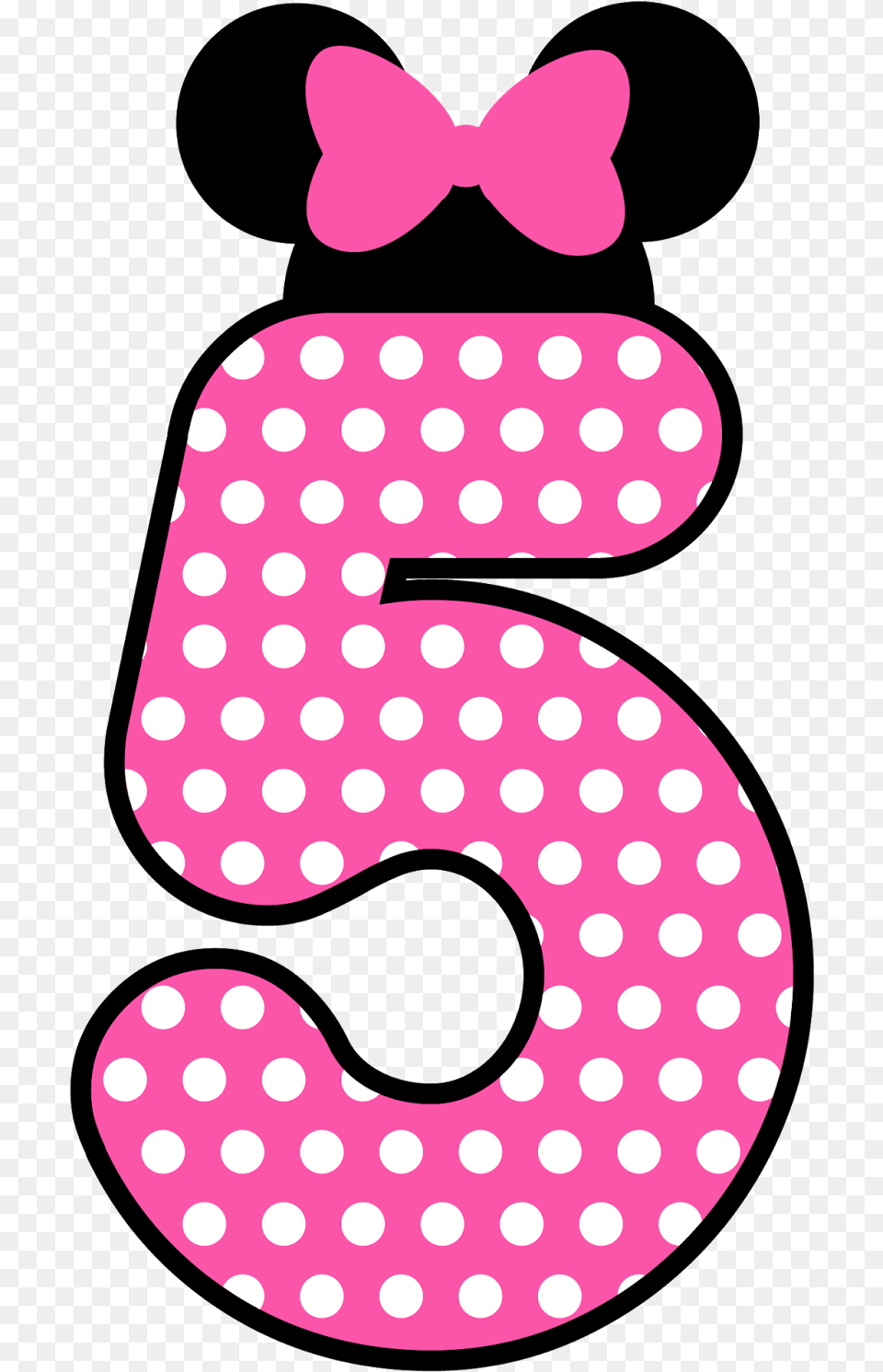 Numero 2 Minnie Mouse, Pattern, Text, Number, Symbol Free Transparent Png