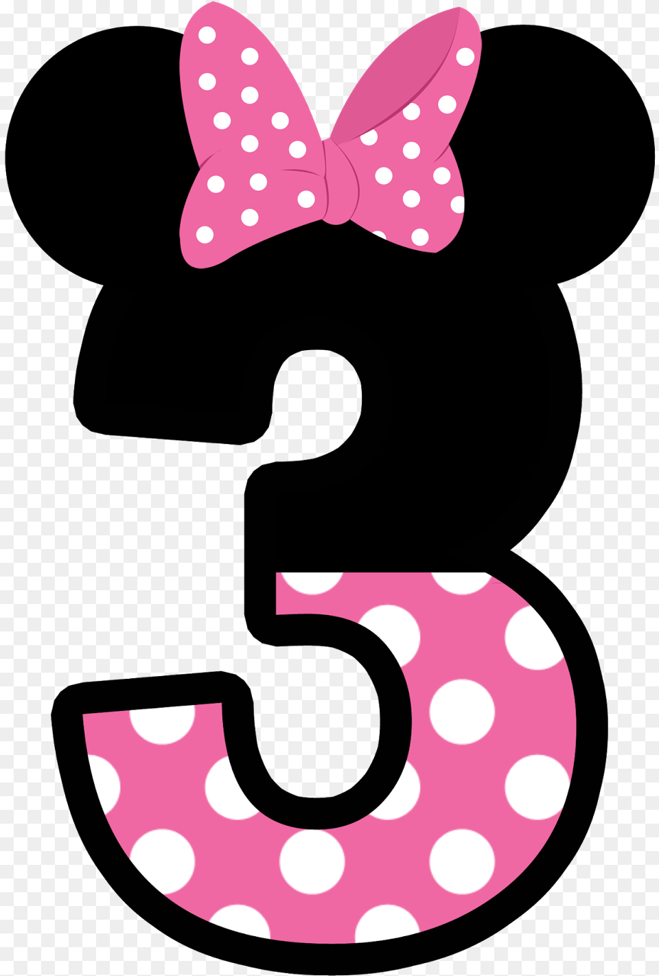 Numeros A Lo Minnie En Rosa, Pattern, Text, Symbol Free Png Download