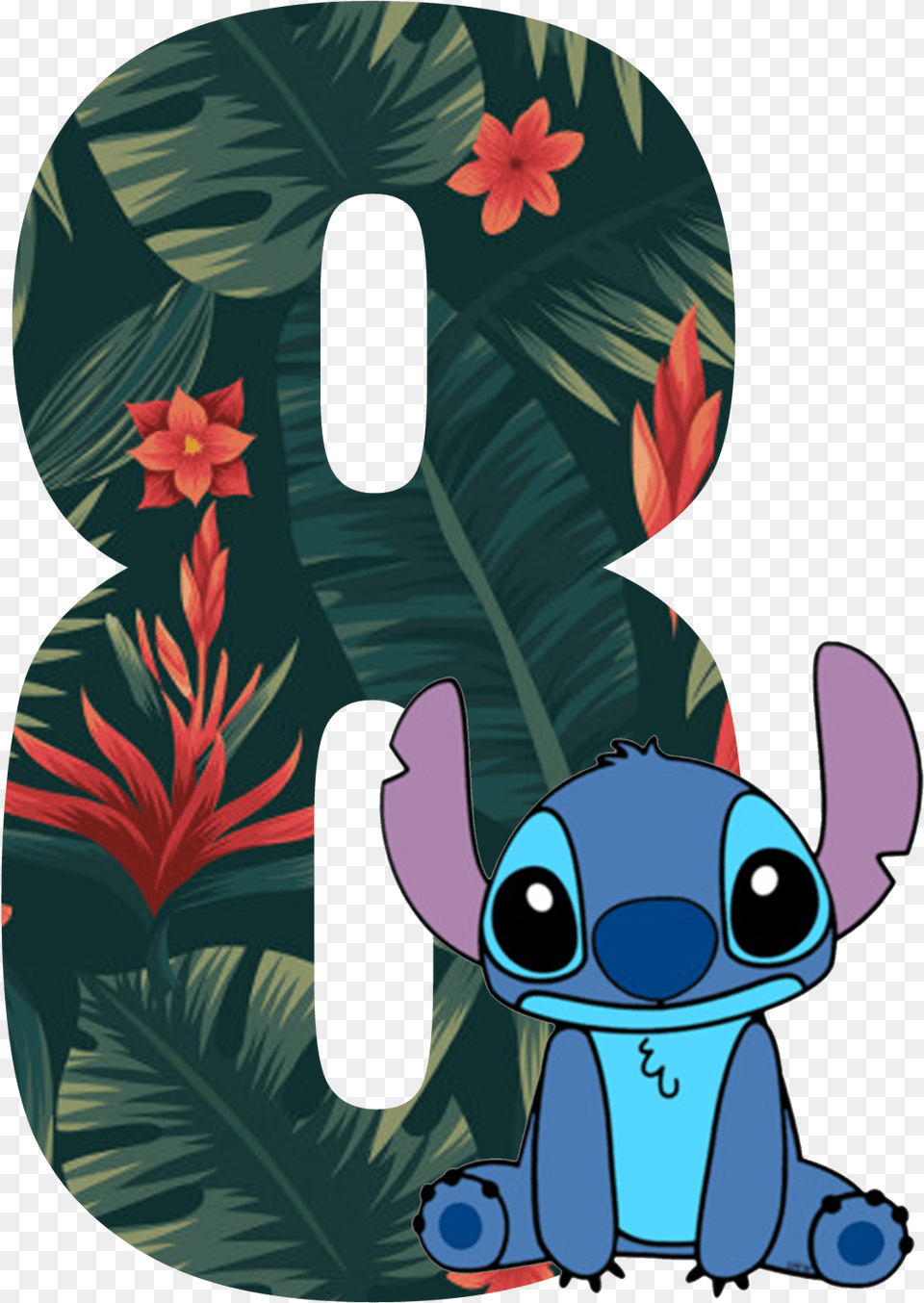 Numeros De Lilo Y Stitch, Art, Graphics, Applique, Pattern Free Transparent Png