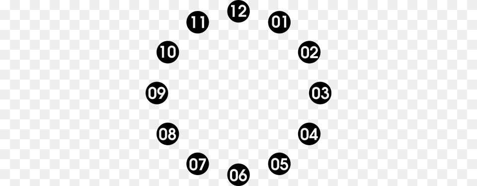 Numeros Para Reloj, Gray Png