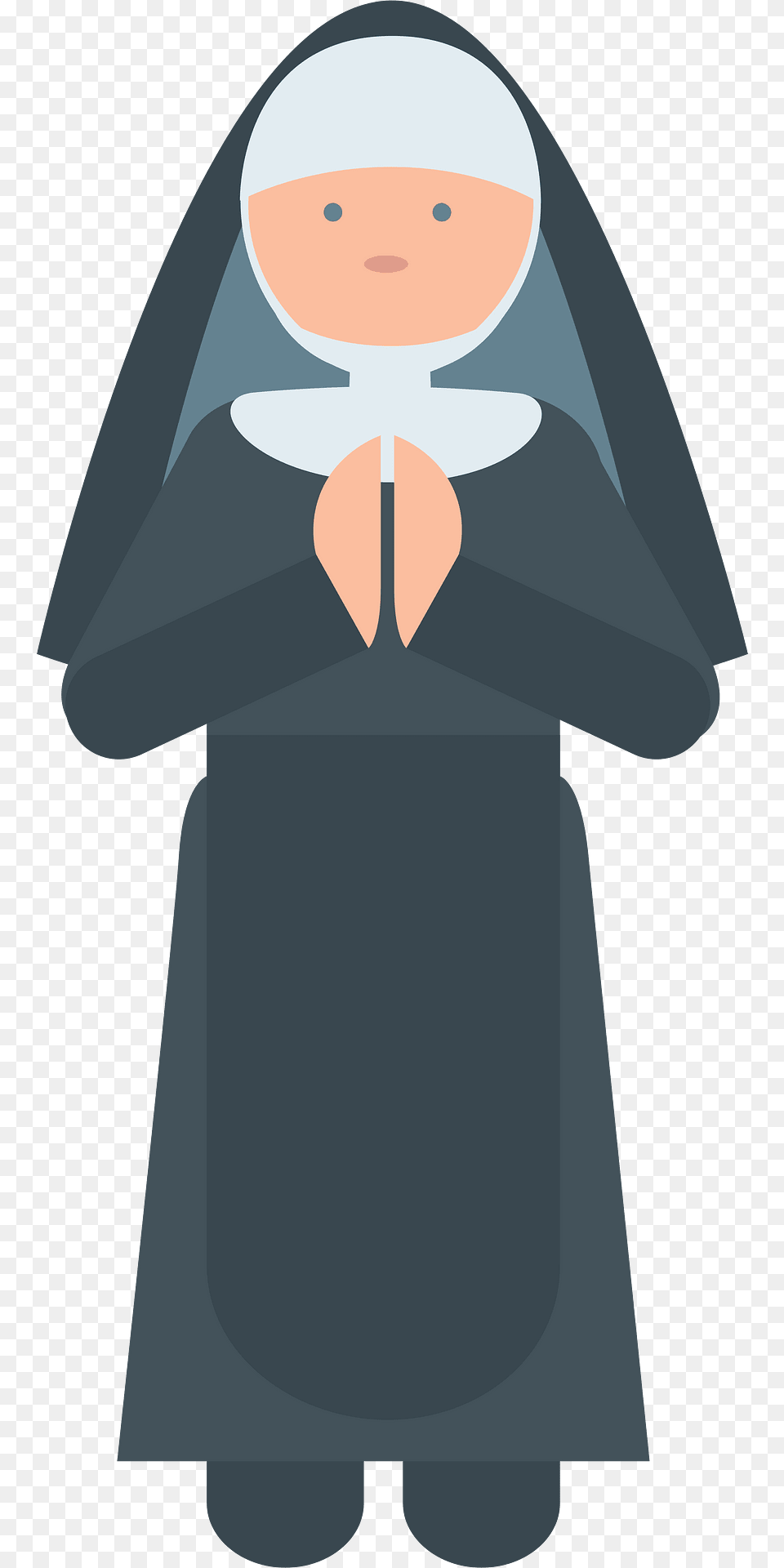 Nun Clipart, Fashion, Clothing, Hood, Person Free Png Download