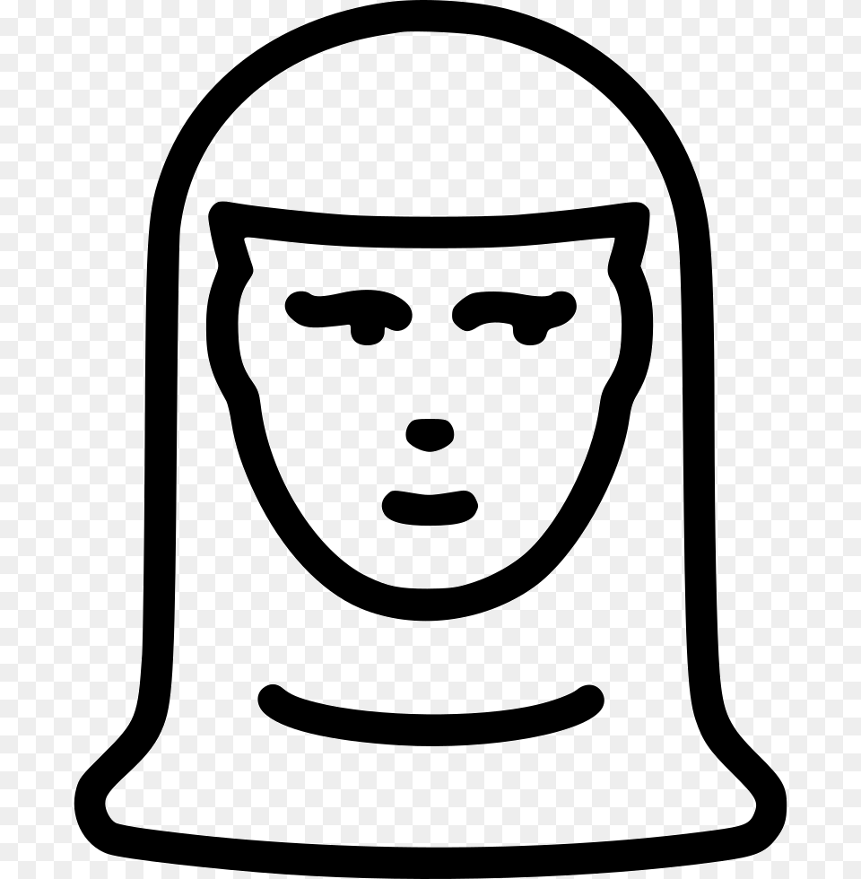 Nun Sister Human Avatar Comments Human, Stencil, Face, Head, Person Png Image