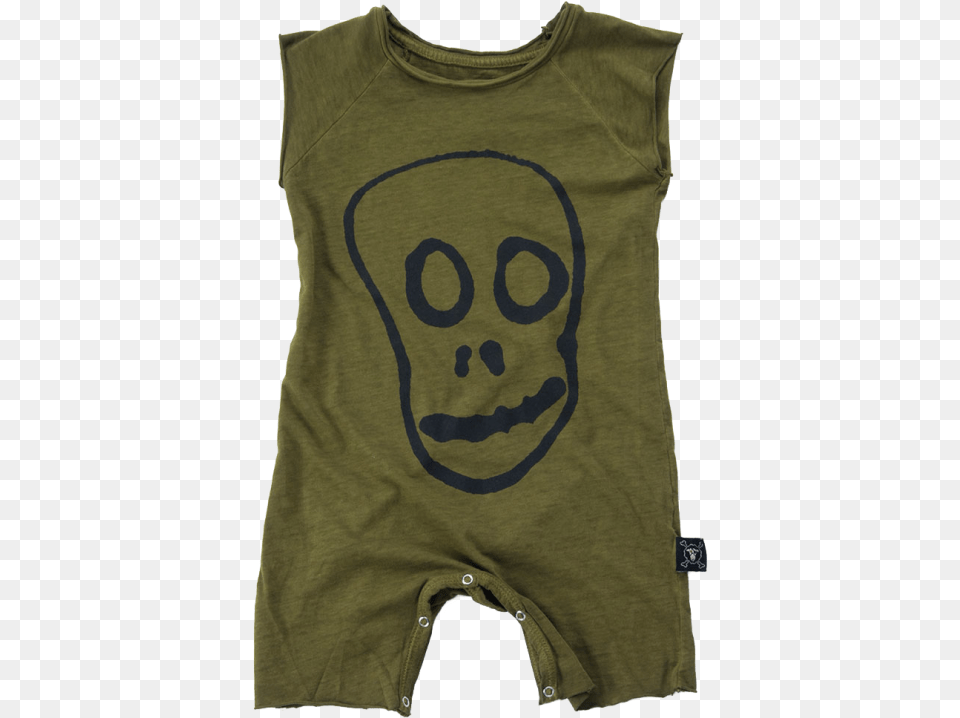 Nununu Sleeveless Playsuit Skull Mask Active Tank, Clothing, Undershirt, Person, Tank Top Free Transparent Png