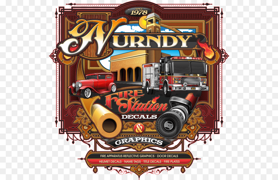 Nurndy Forfire Emergency Graphics Ltd, Advertisement, Car, Vehicle, Transportation Png Image