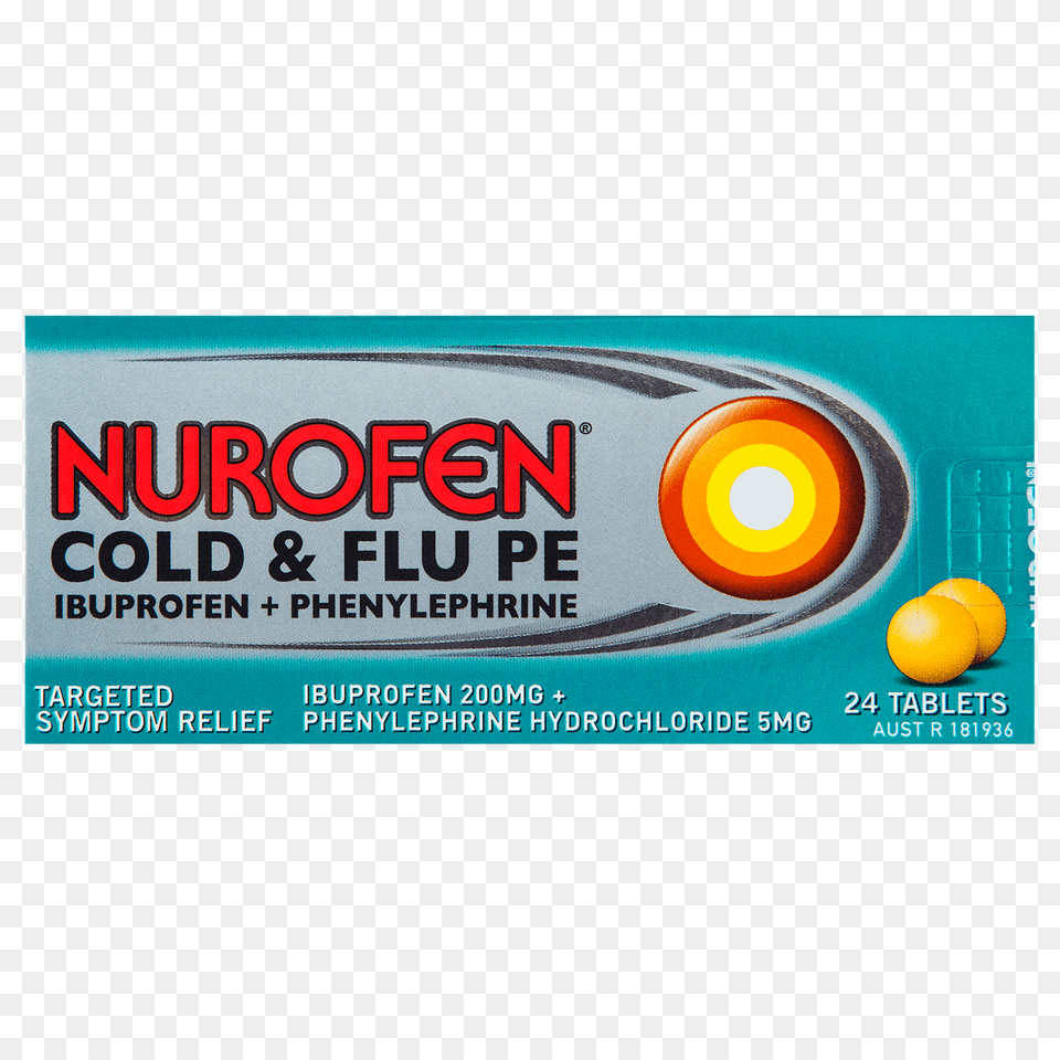 Nurofen Cold And Flu, Gum Free Transparent Png