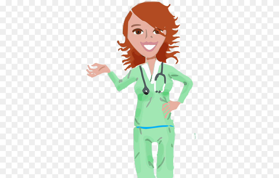 Nurs Woman Girl Health Hospital Medical Nursing Medical Assistants In Cartoon, Person, Face, Head Free Transparent Png