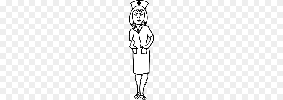 Nurse Stencil, Book, Comics, Person Free Transparent Png