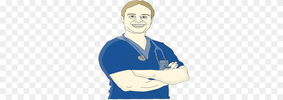Nurse Adult, Male, Man, Person Free Png