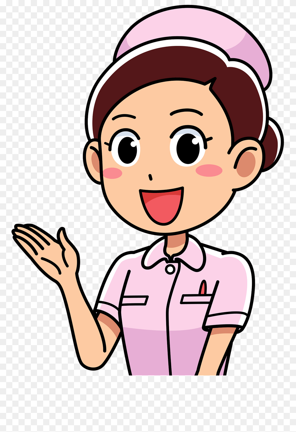 Nurse Acting As A Guide Clipart, Baby, Person, Face, Head Free Transparent Png