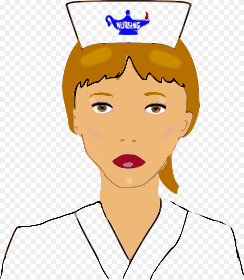 Nurse Cap Clip Art Nurse Cartoon Transparent Background, Woman, Adult, Female, Person Free Png