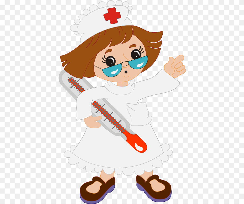 Nurse Christmas Nurse Clipart Cartoon Jingfm Gambar Tim Medis Animasi, Baby, Person, Face, Head Free Transparent Png