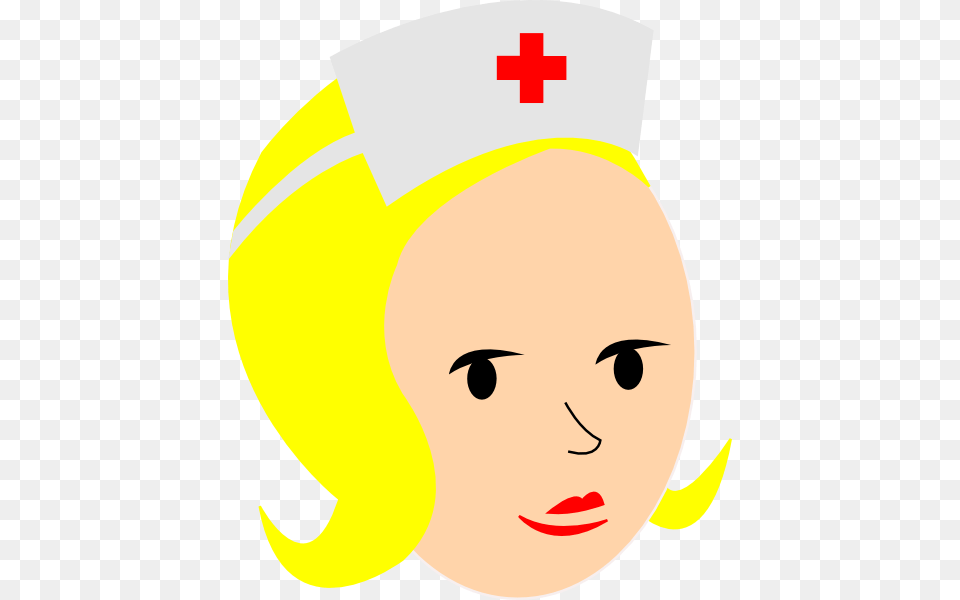 Nurse Clip Art Image Black, Logo, Face, Head, Person Png