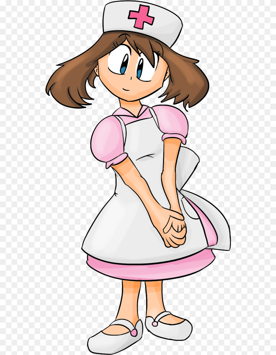 Nurse Clipart Person Pokemon May Nurse Joy, Book, Publication, Comics, Child Free Png Download