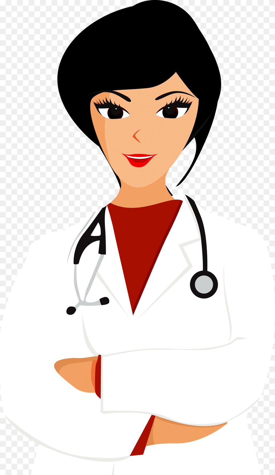 Nurse Clipart Red Hair, Clothing, Coat, Lab Coat, Adult Png