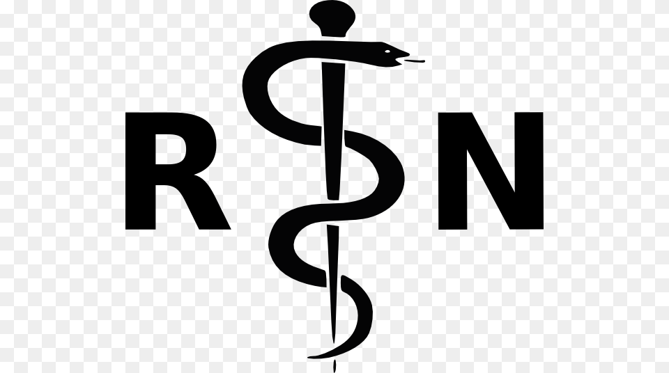 Nurse Clipart Registered Nurse Doctor Of Osteopathic Medicine Logo, Stencil, Symbol, Text, Sign Free Png Download