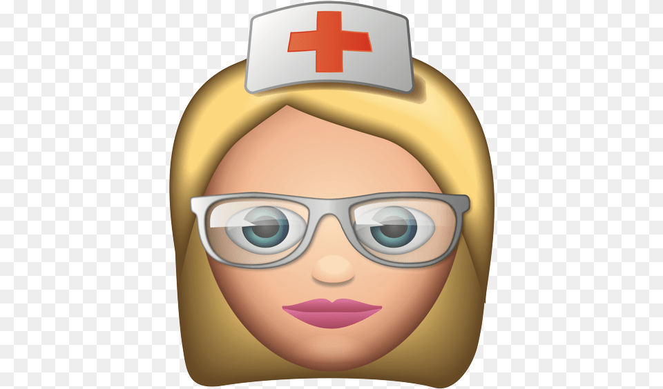 Nurse Emoji, Accessories, Glasses, First Aid, Logo Free Png