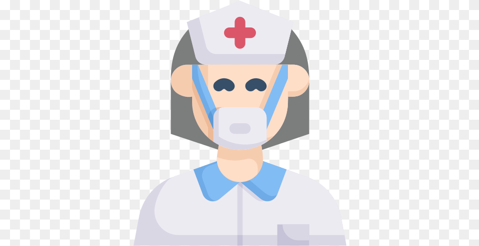 Nurse Free Icon Of Virus Transmission Flat For Adult, Logo, Male, Man, Person Png Image
