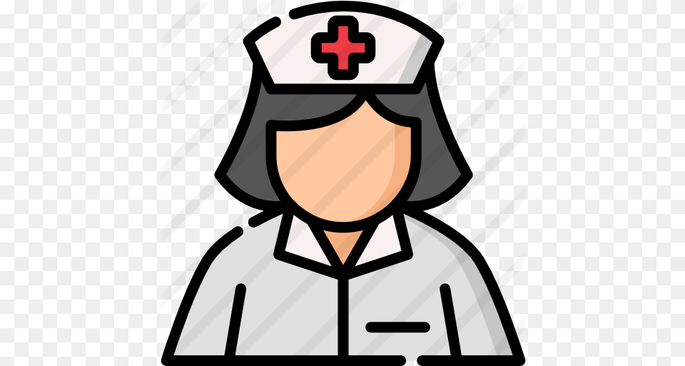 Nurse People Icons Siluetas De Graduacion De Enfermera, Logo, Symbol, First Aid, Red Cross Free Png Download