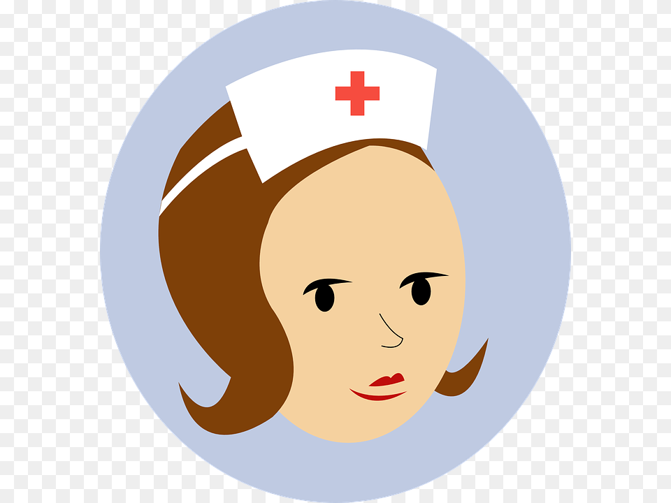 Nurse Graphic Desktop Backgrounds, Logo, Symbol, Face, Head Free Transparent Png