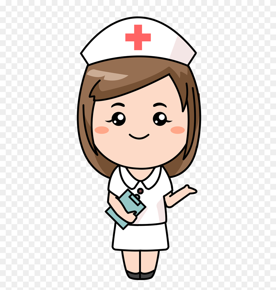 Nurse Graphics Clip Art Cute Cartoon Nurse Clip Art, Logo, Face, Head, Person Free Png Download